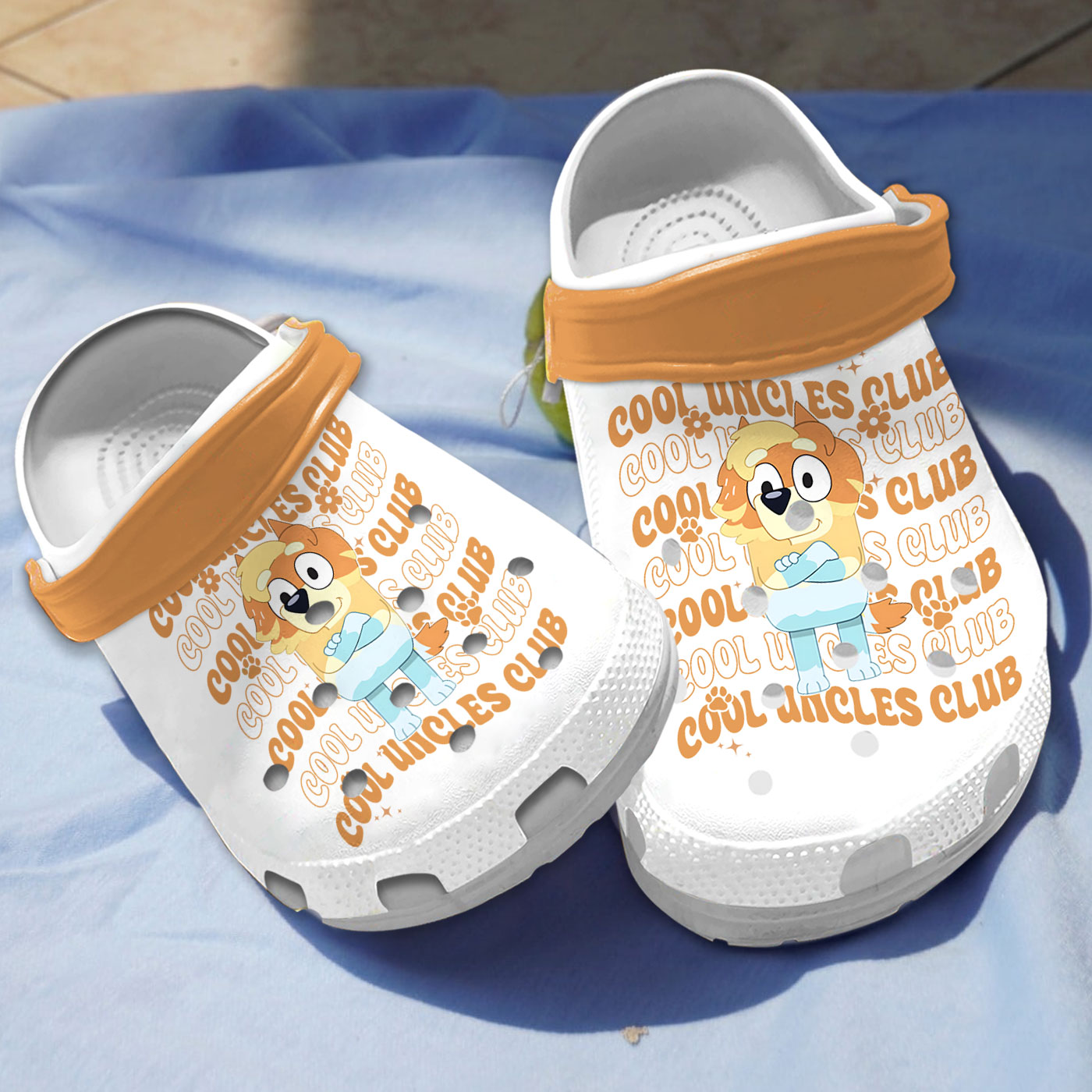 comfortable cool uncles club white bluey clogs for kids 26 adults 5hjdt