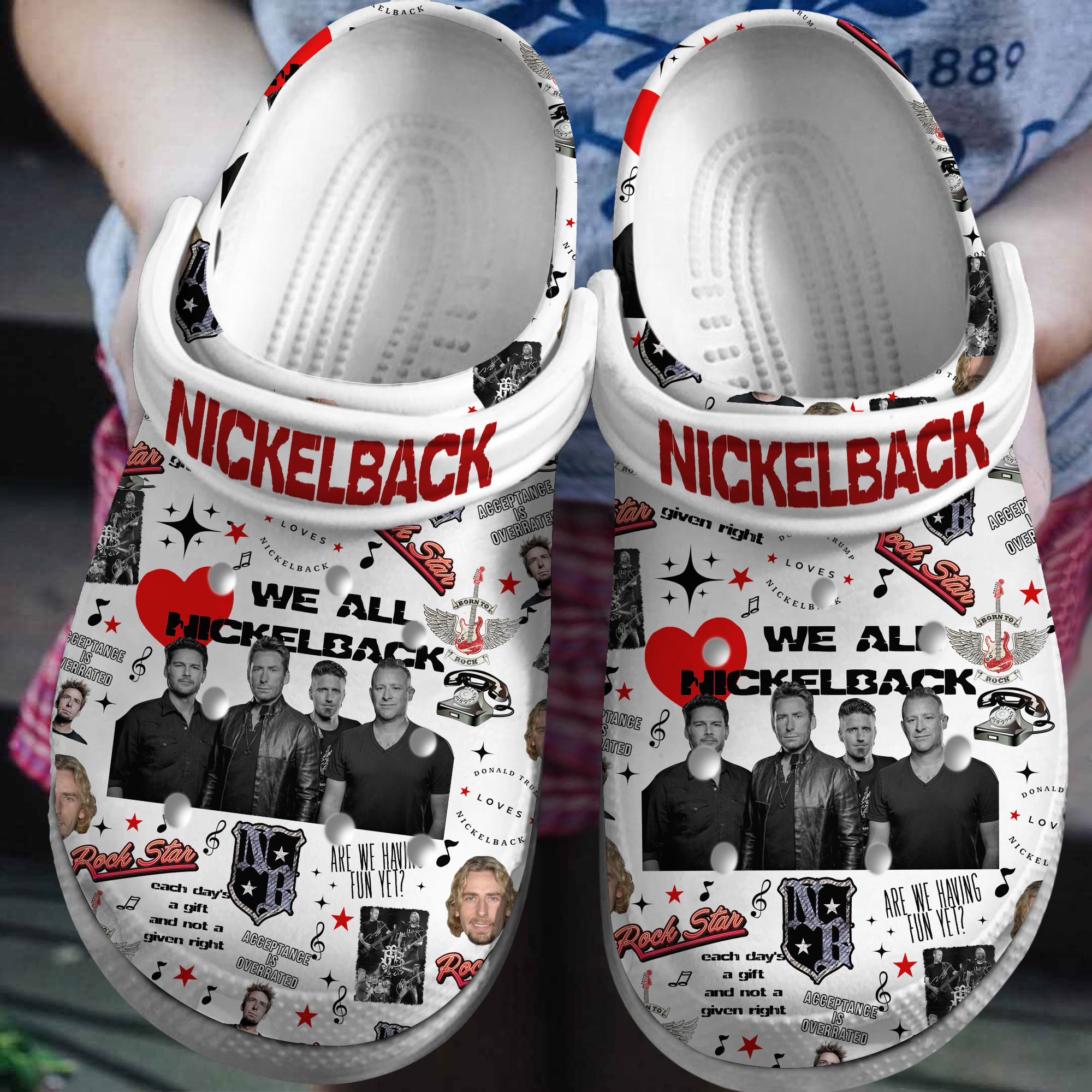 comfortable footwear nickelback music clog fast shipping worldwide qjqgn