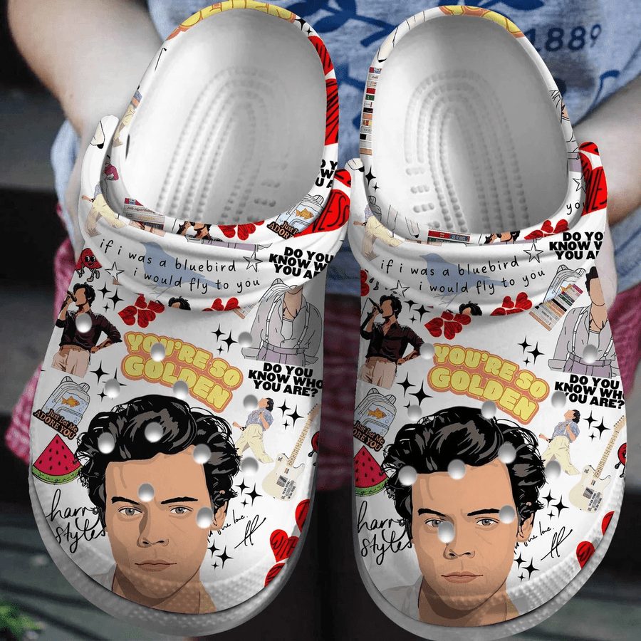 comfortable harry styles white clogs for kids 26 adults pobn4