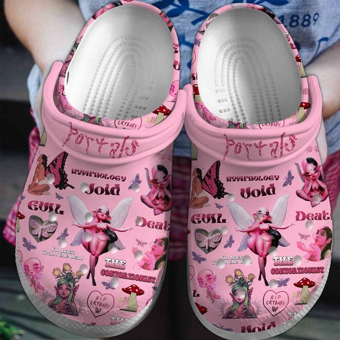 comfortable melanie martinez pink clogs for kids 26 adults p8dtr