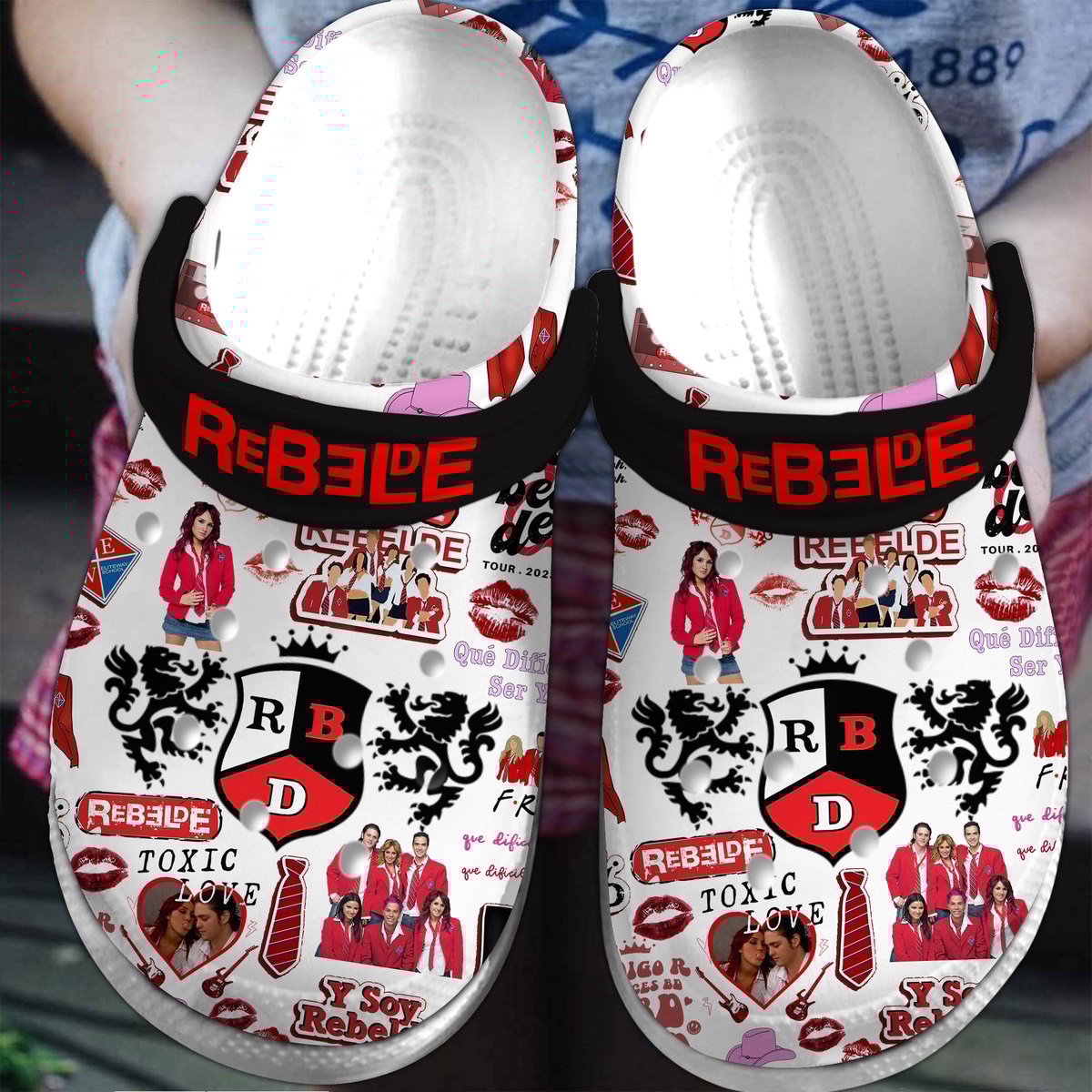 comfortable rebelde tv series clogs for kids 26 adults zq6yf