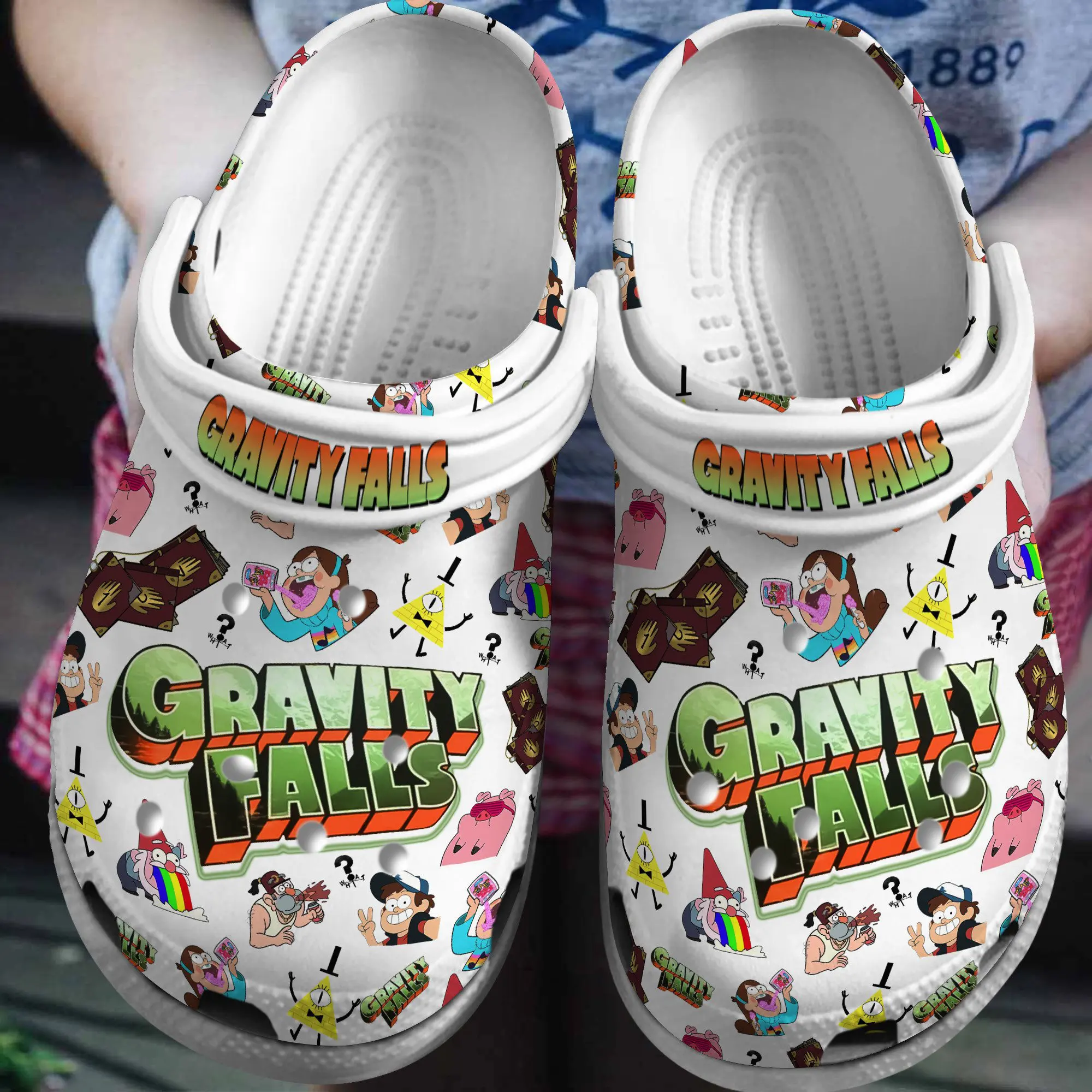 comfortable sandals gravity falls white clogs for kids and adults qcyiz