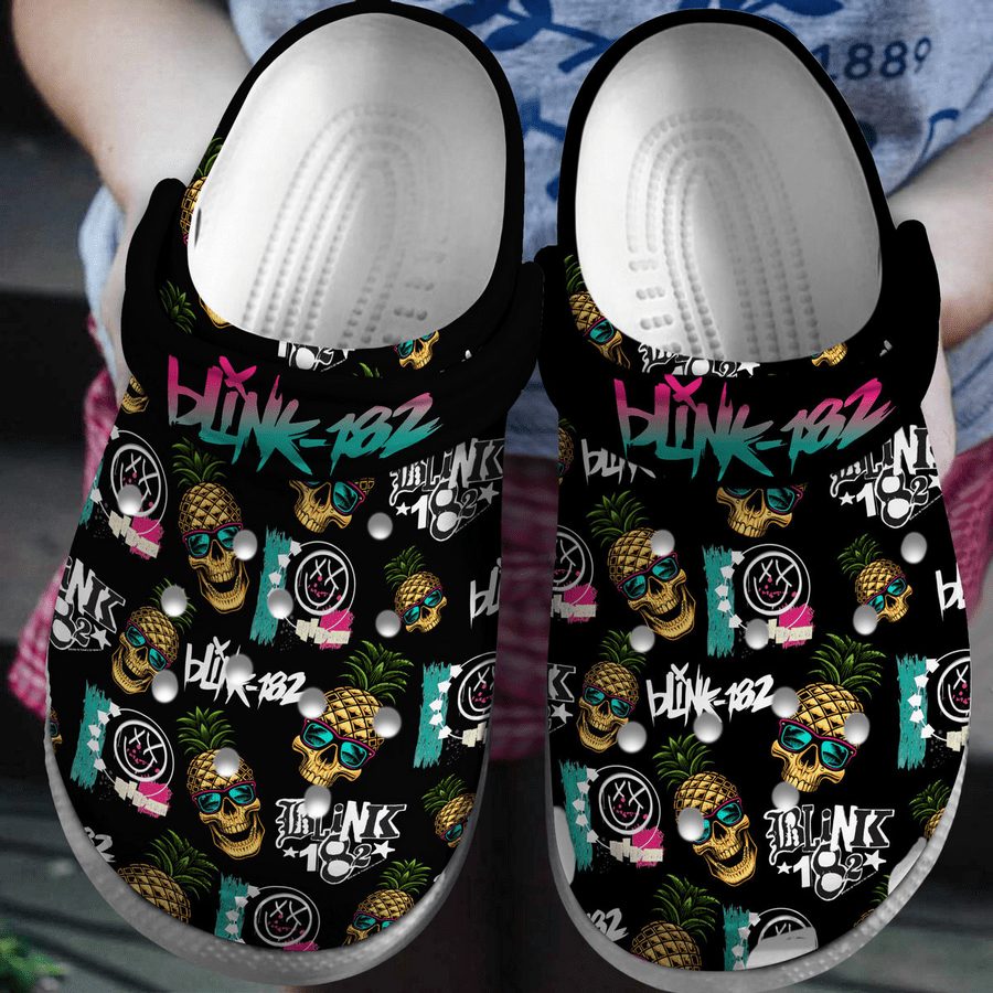 cool black slippers blink 182 music clogs fast shipping worldwide ctsjv