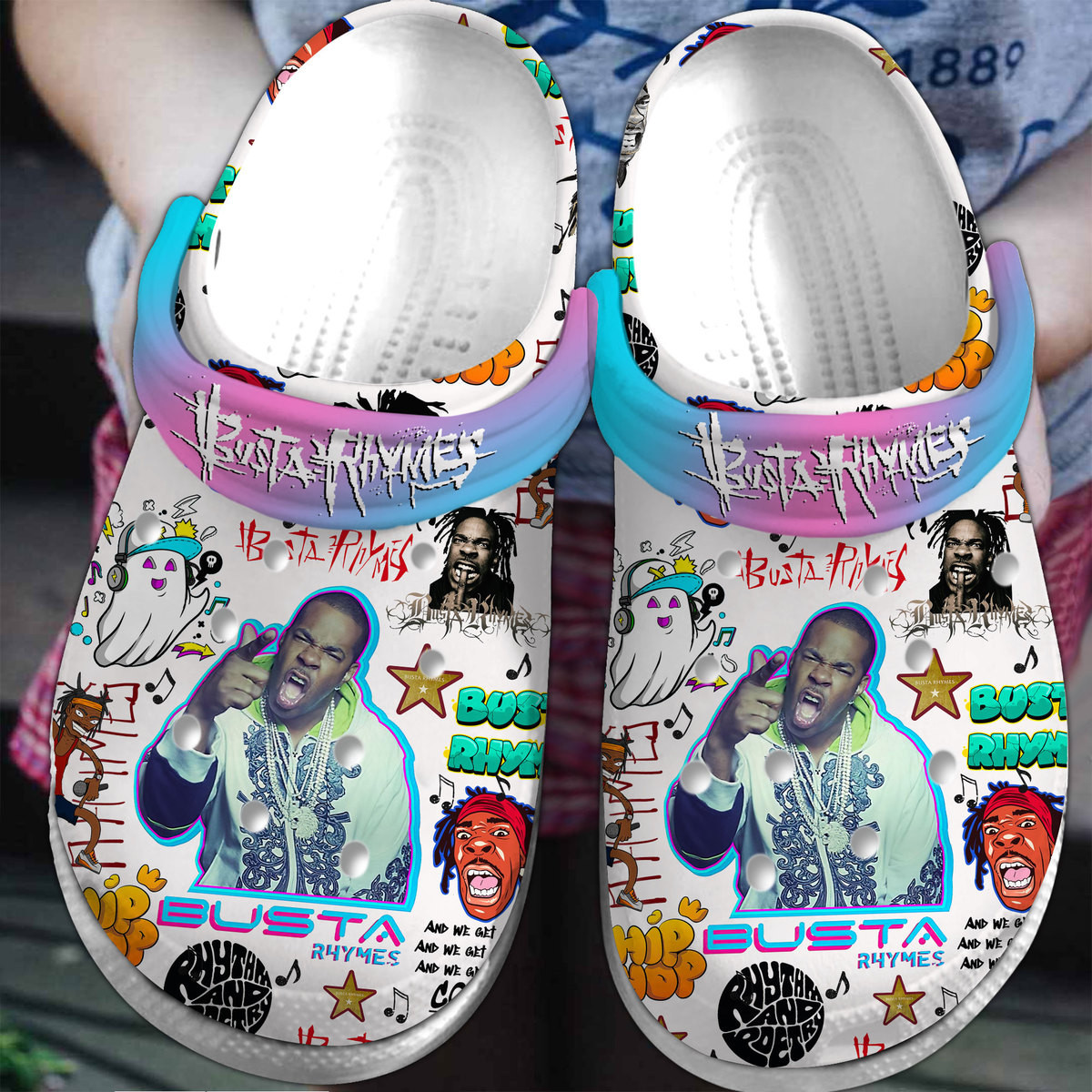 cool busta rhymes non slip music clogs for kids and adults qiqit