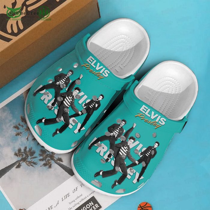 cool crocs music star elvis presley green clogs mw3fk