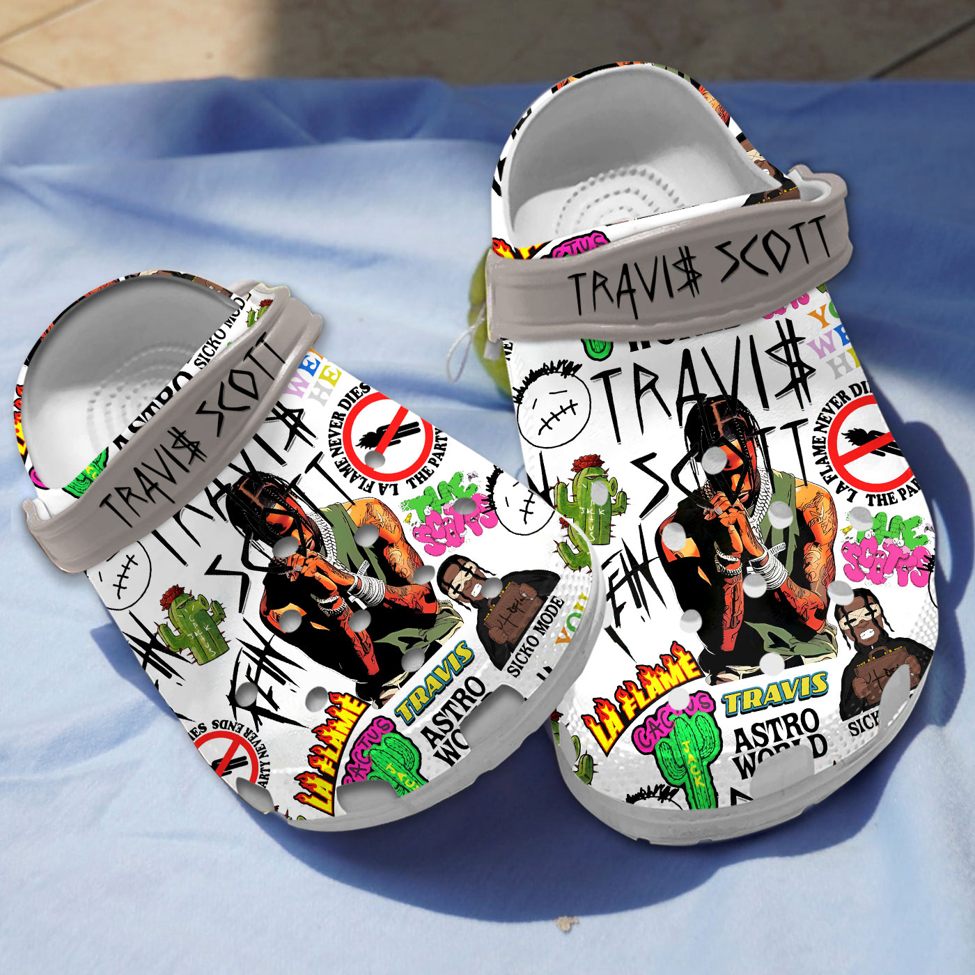 cool design travis scott music clogs unique gift for fans my4r8