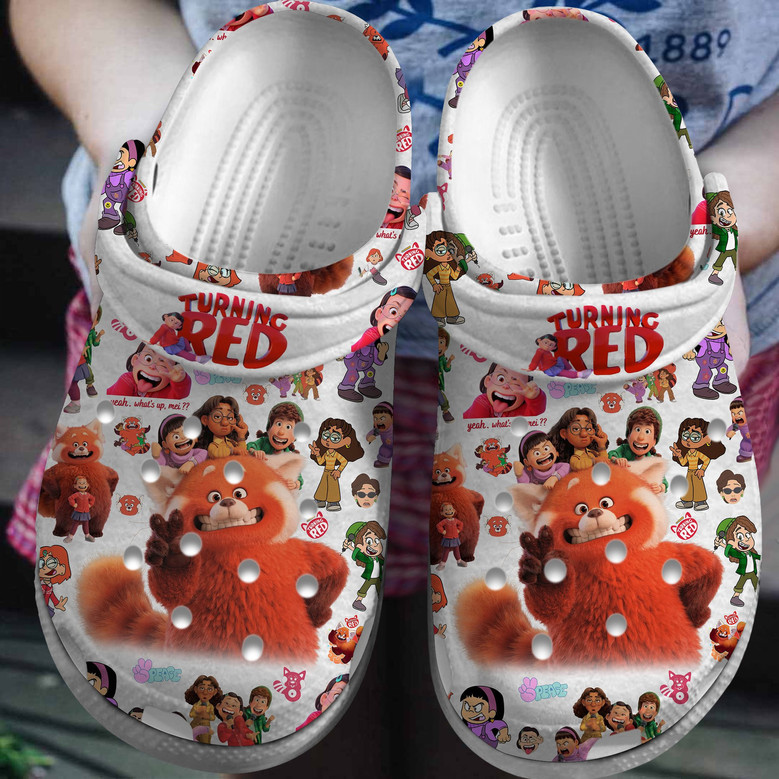 cool funny shoes turning red white cartoon clogs for kids and adults ifomm
