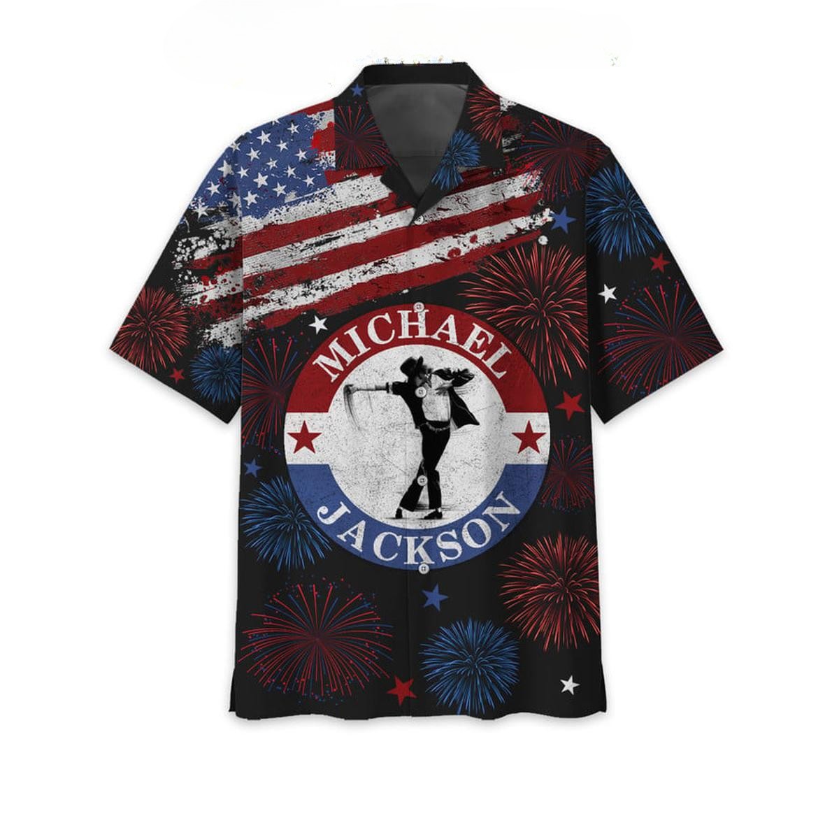 cool michael jackson american 4th of july hawaii shirt bym2o