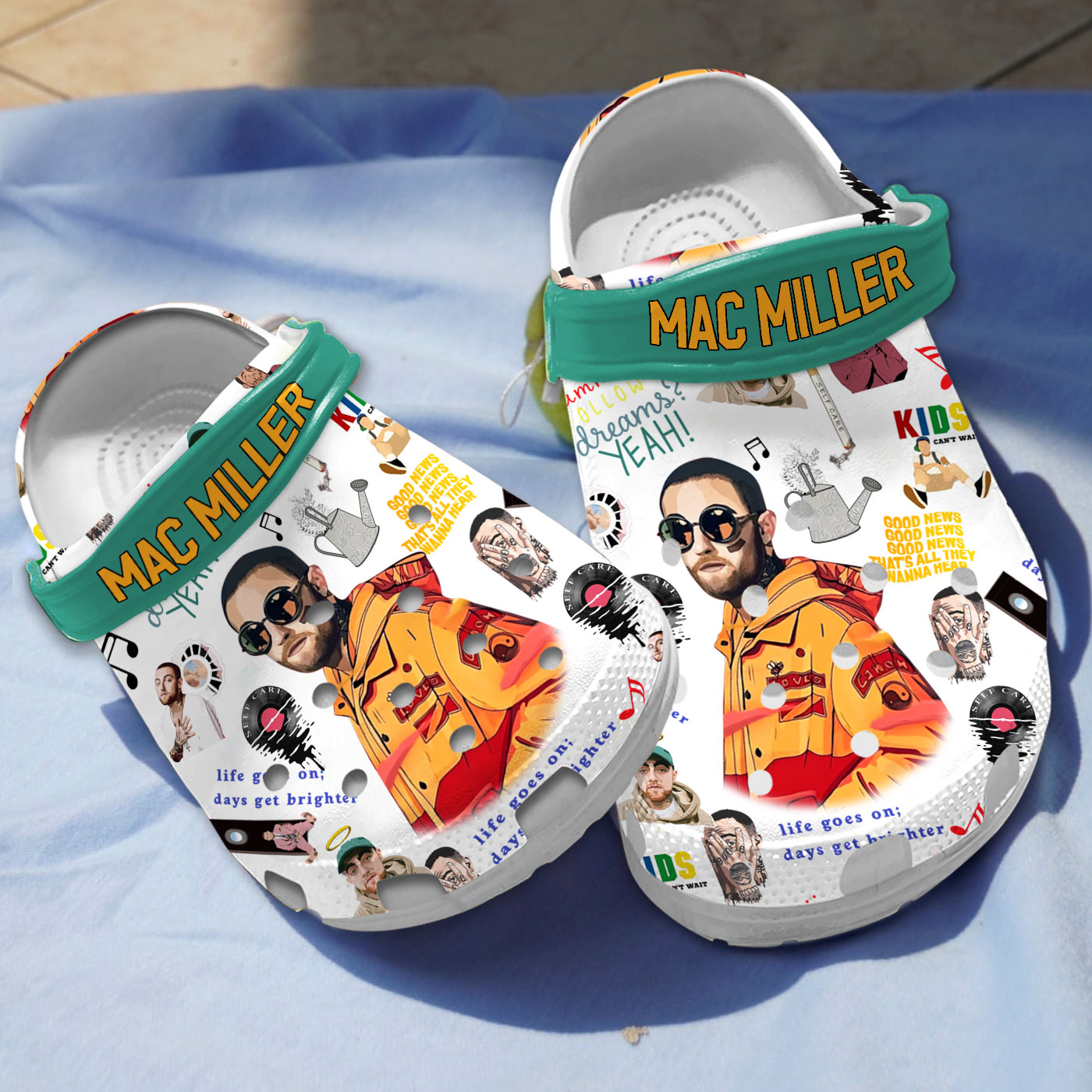 cool music clogs mac miller unisex slippers the best gift for mac miller fans jrq5x