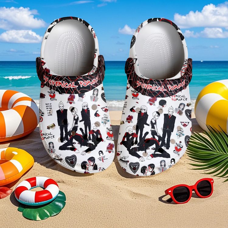cool my chemical romance stylish music clogs fast shipping worldwide bv52v