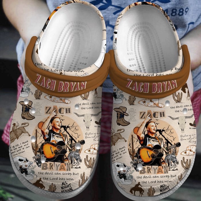 cool zach vintage brown music clogs for men 26 women 61r6z