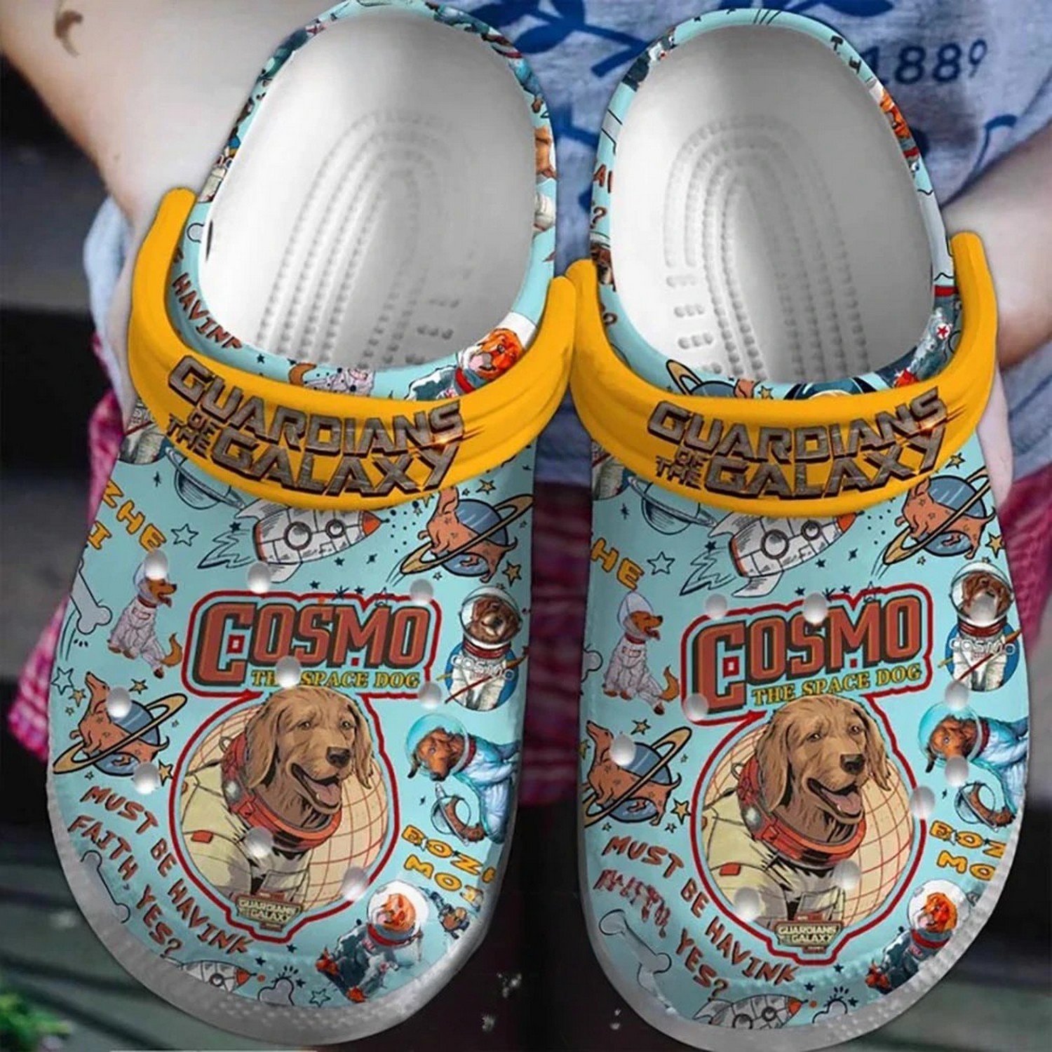 cosmo guardians of the galaxy blue clogs for kids 26 adults wnqoh