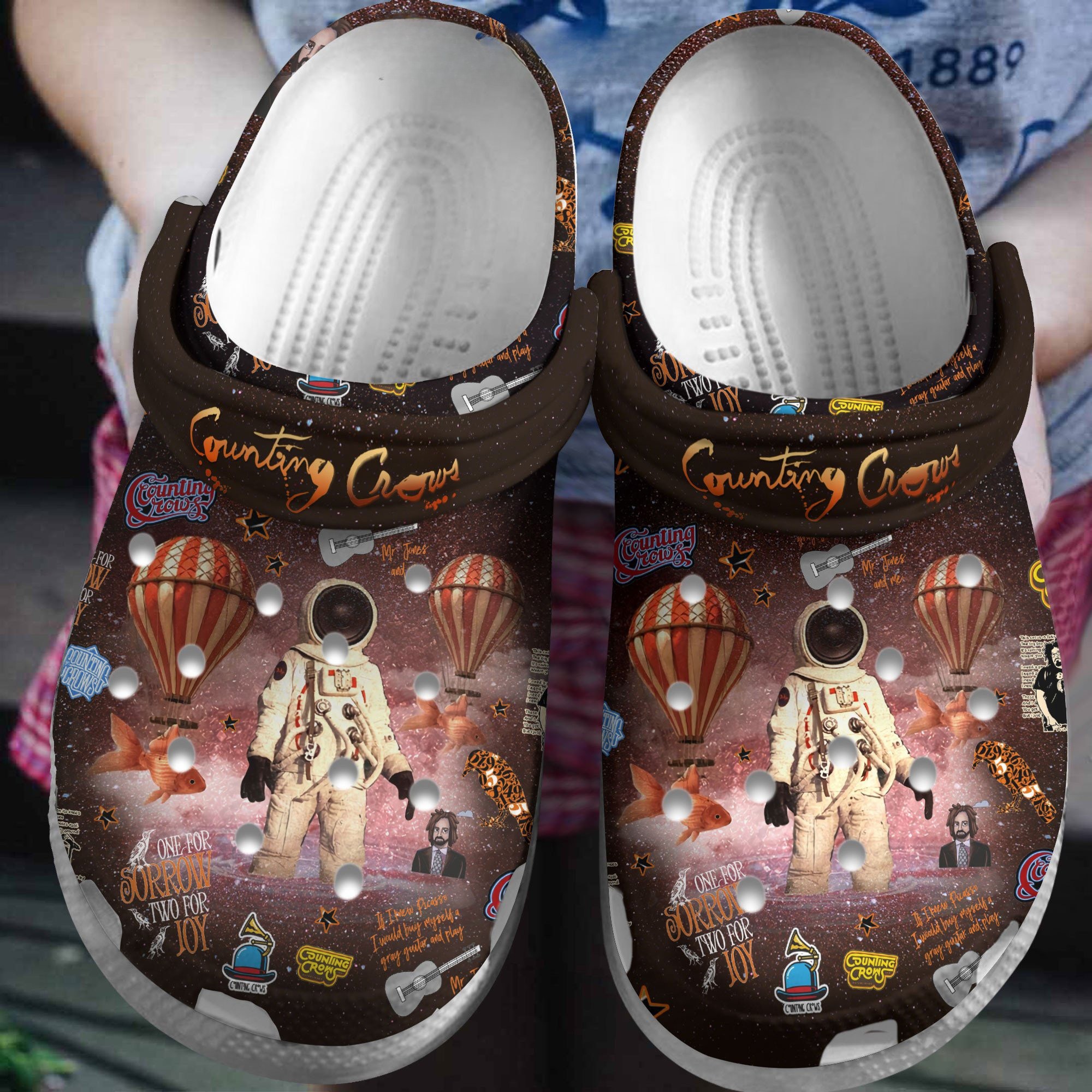 counting crows one for sorrow two for joy music clogs fast shipping worldwide wighw