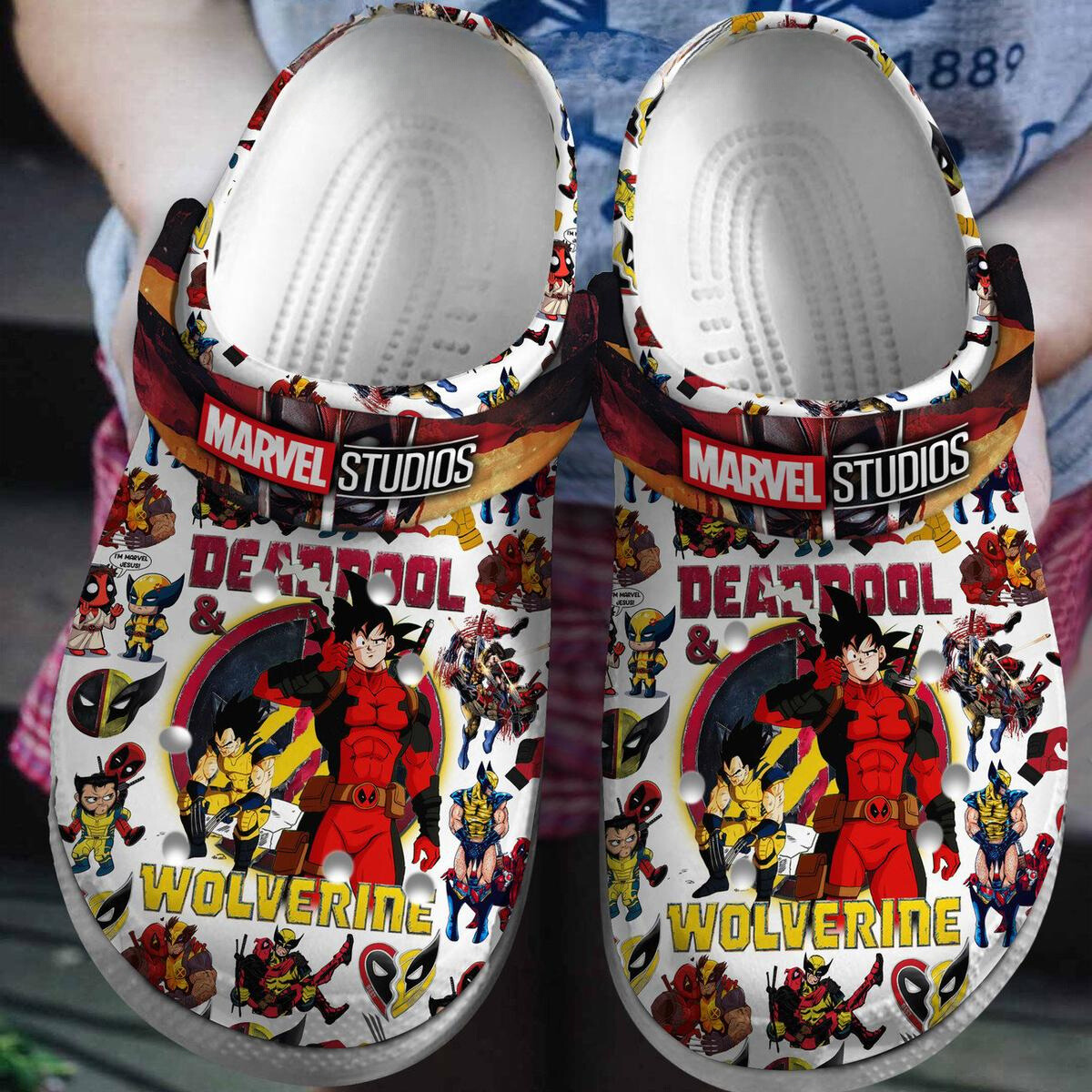 creative deadpool wolverine dragon ball son gokuvegeta clogs 5p3kg