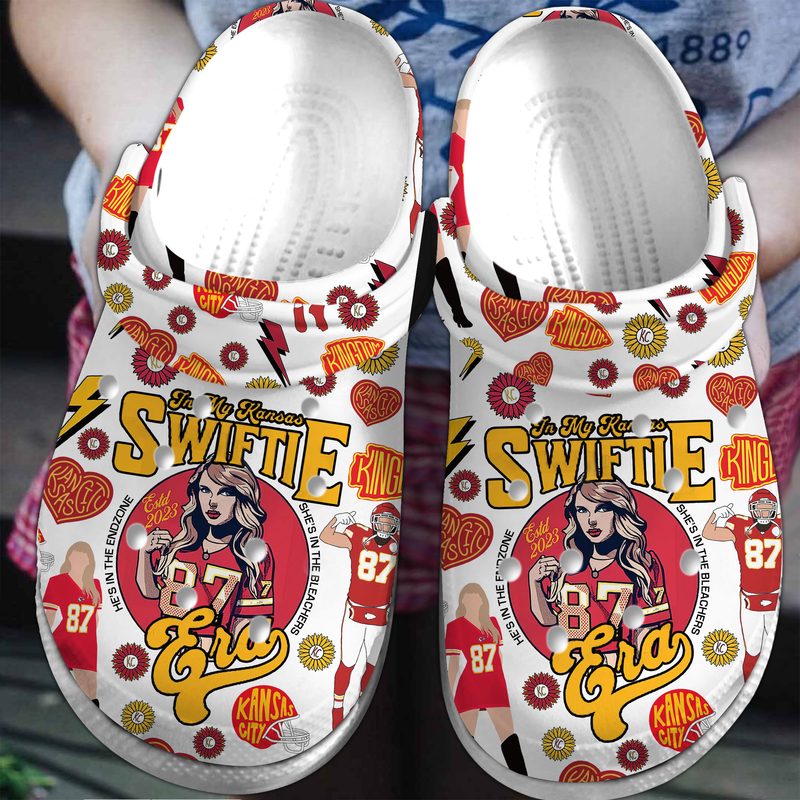 creative design swiftie era kansas city crocs perfect footwear for fans 6vjhp