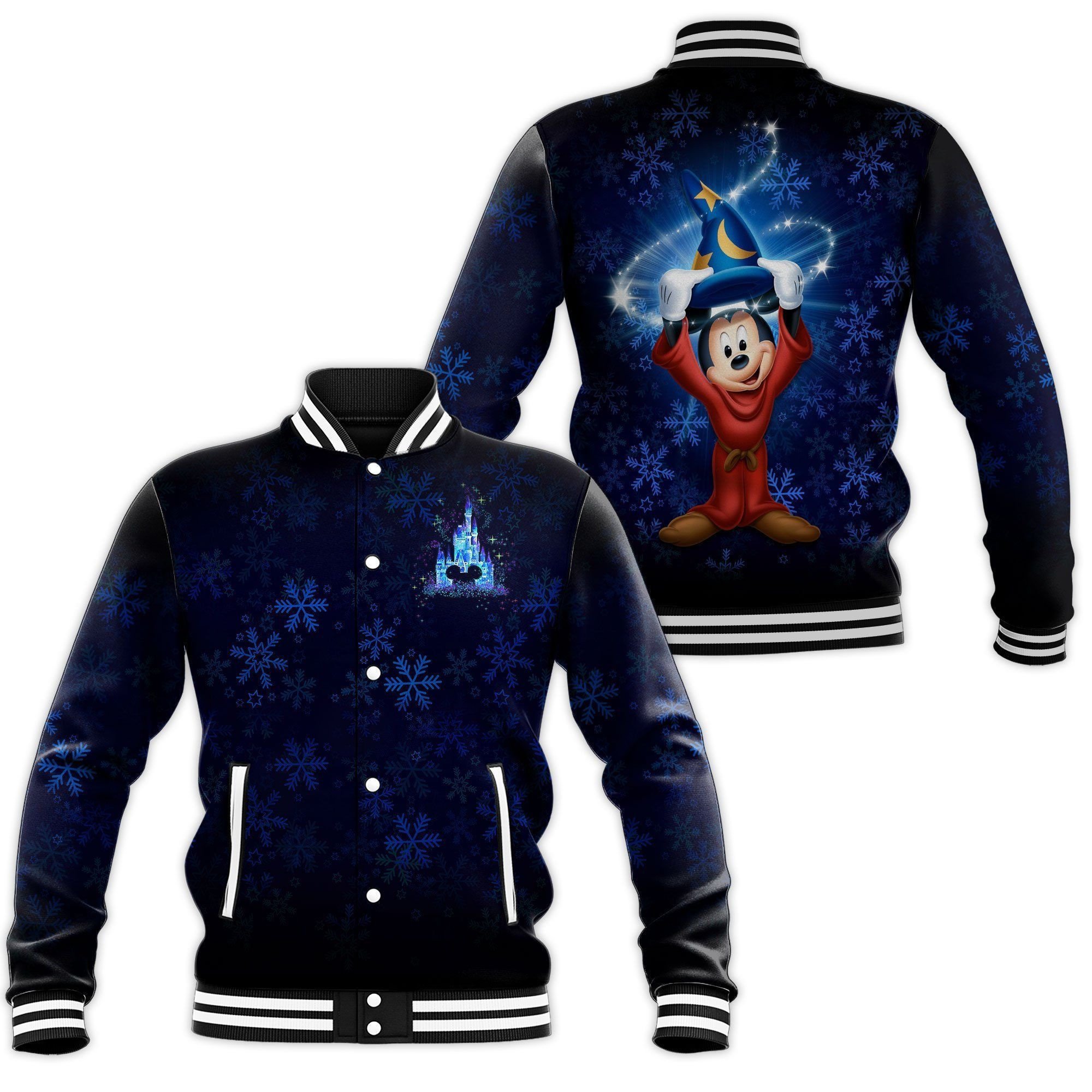 creative idea bomber mickey mouse the great wizard disney baseball jacket zzz7x