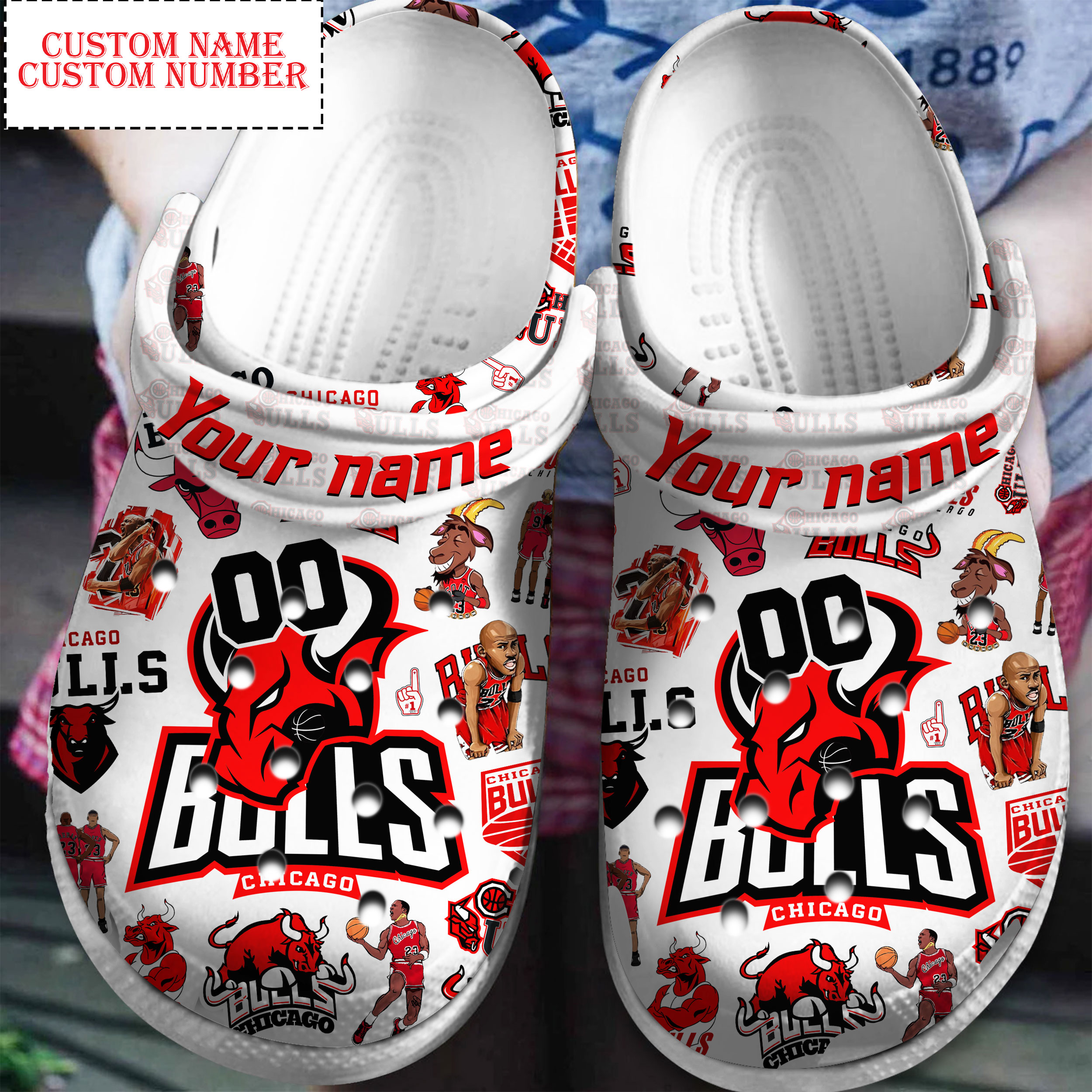 crocs Chicago bulls