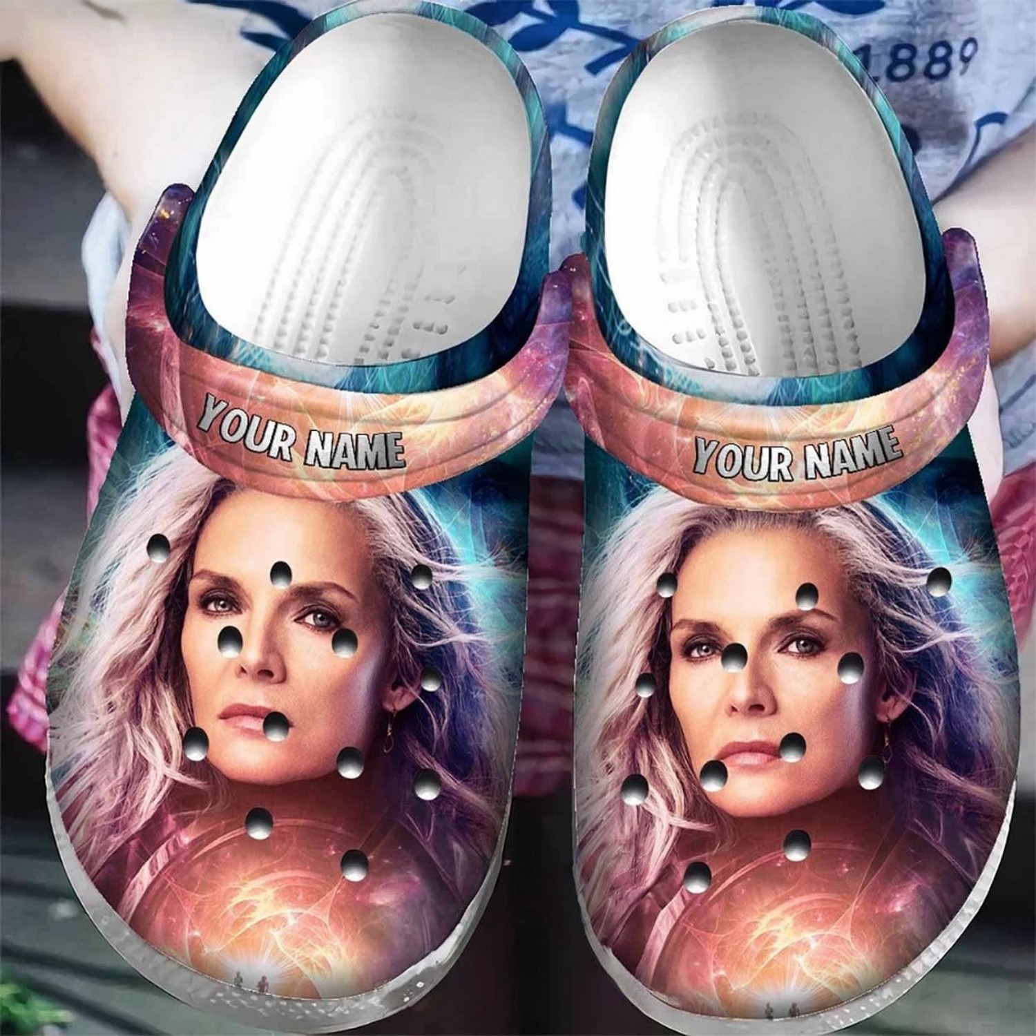 custom name ant man janet van dyne galaxy clogs for kids and adults ekdos
