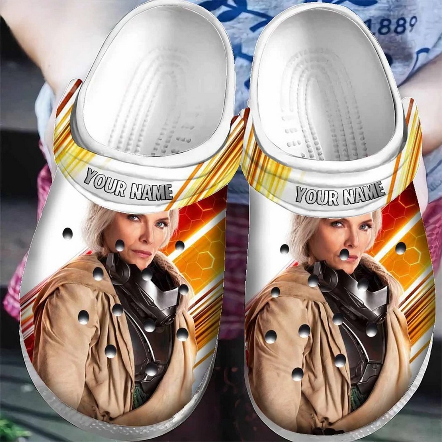 custom name ant man janet van dyne poster clogs for kids 26 adults ylrux