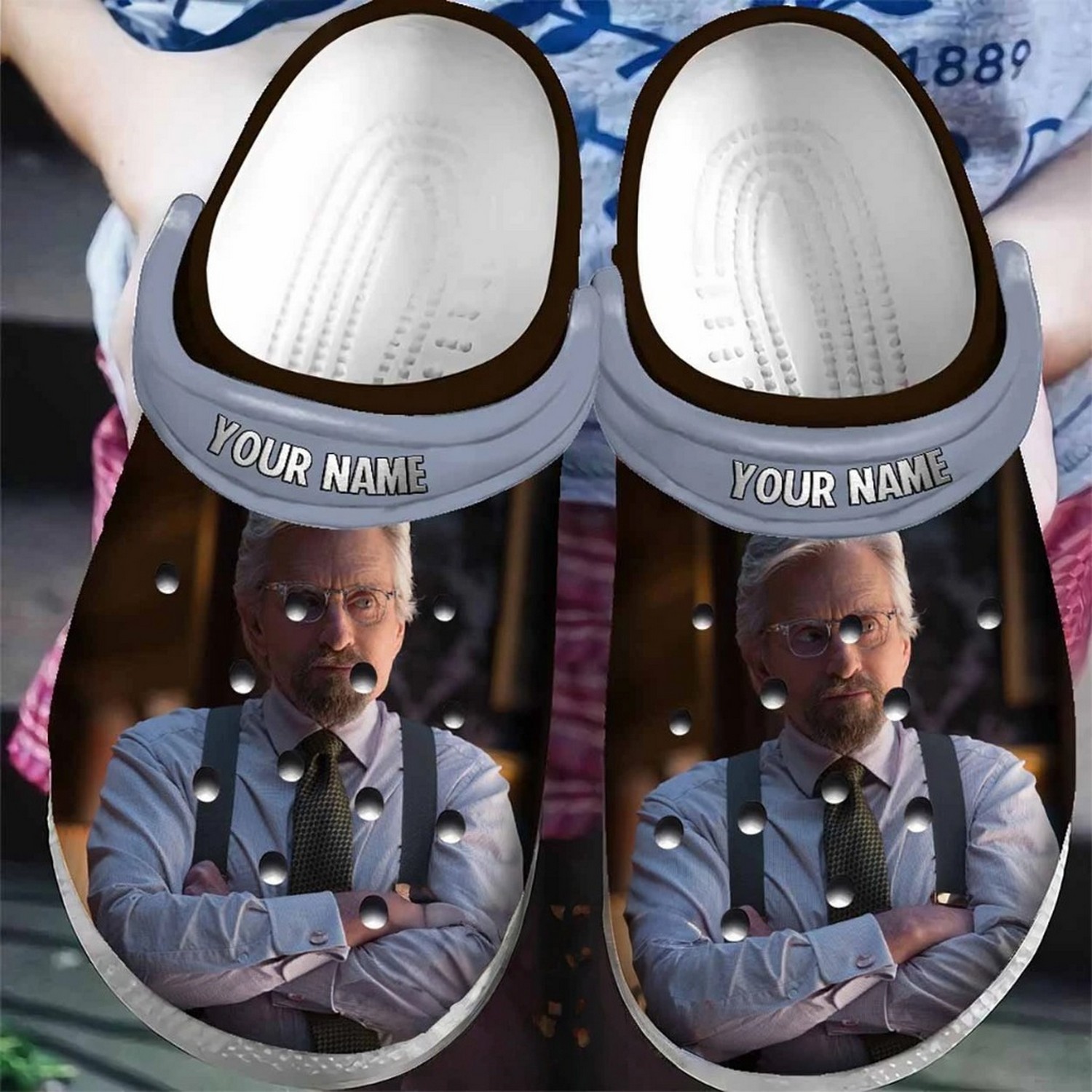 custom name ant man professor hank pym serious clogs for kids 26 adults k0d9c