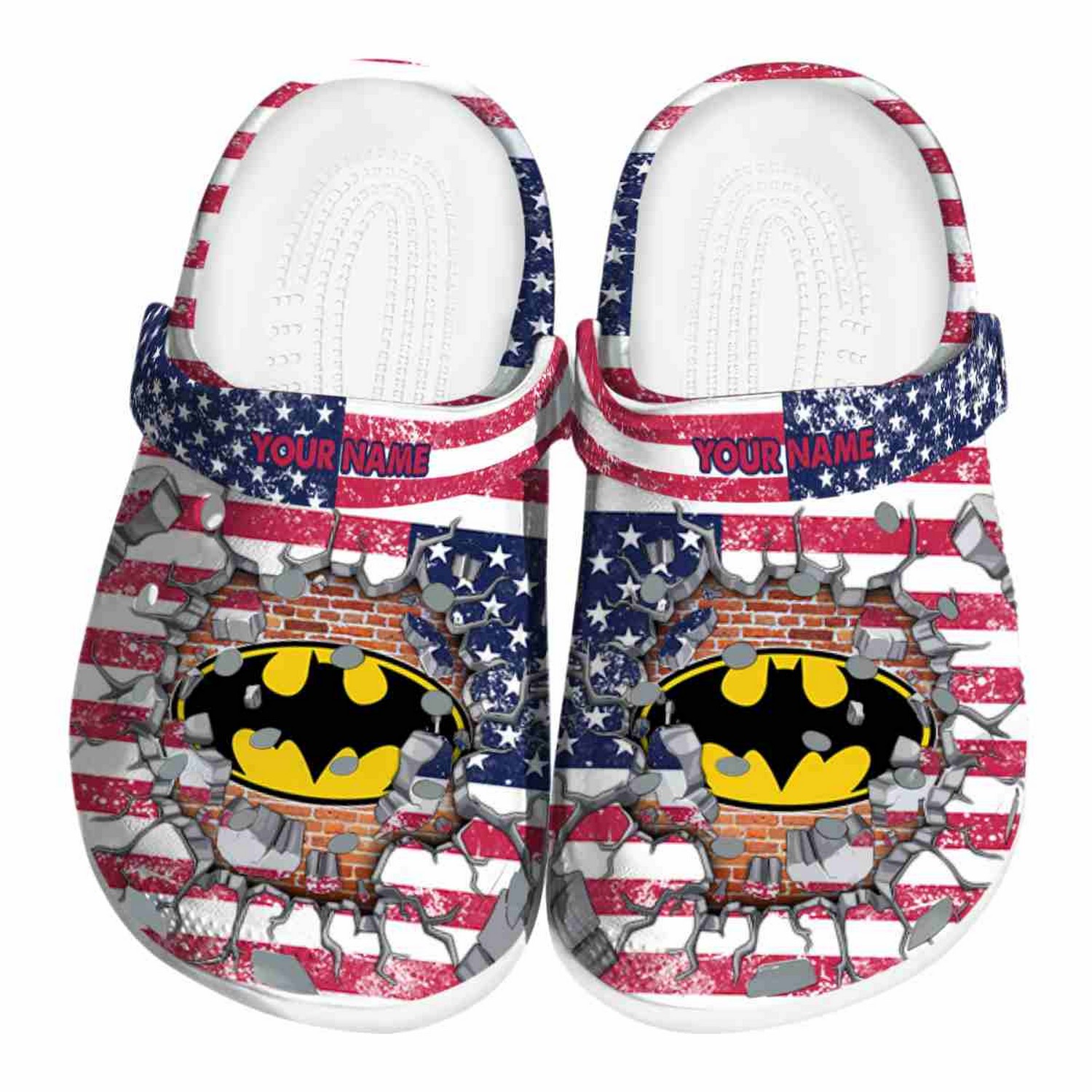 custom name batman freedom splinter clogs for kids and adults tuazp