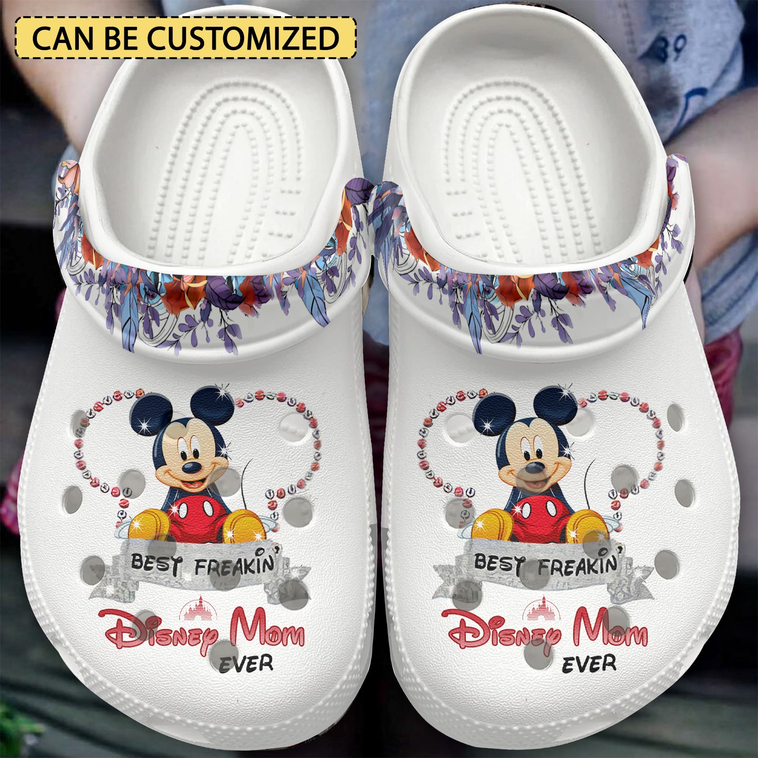 custom name best disney mom ever disney cartoon clogs for kids and adults aqyfd