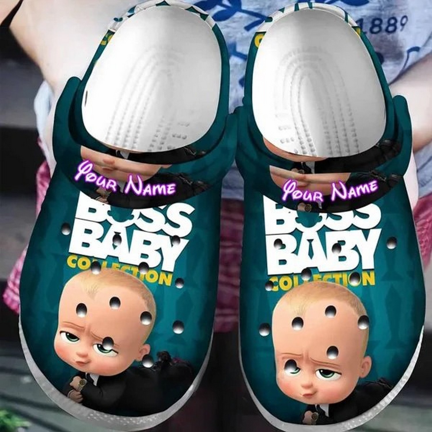 custom name boss baby collection clogs for kids 26 adults tetqs