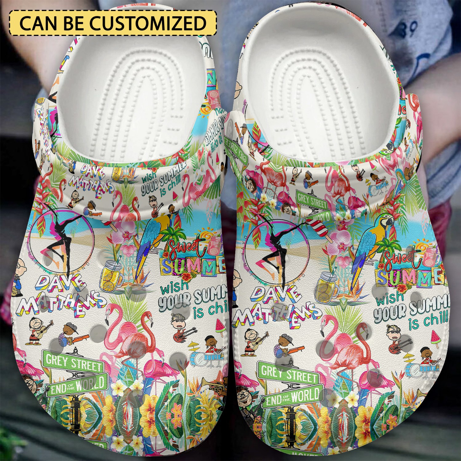 custom name dave matthews band music wish your summer is chill clogs fast shipping available uo6ag
