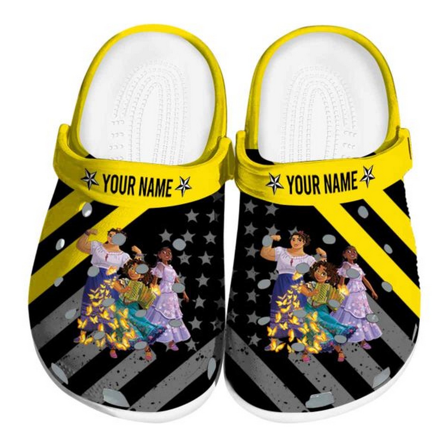 custom name encanto star spangled graphic clogs fast shipping available rfiob