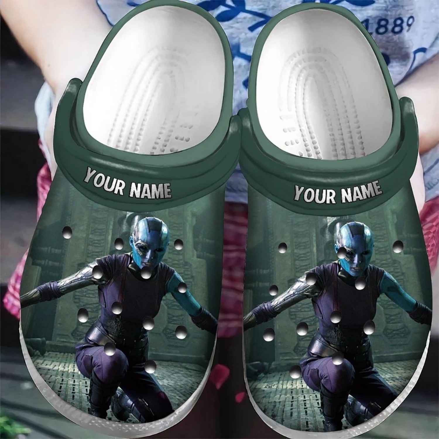 custom name guardian of the galaxy nebula clogs for kids and adults wpwth