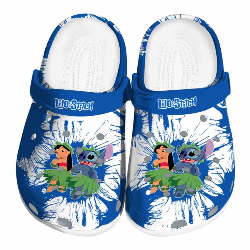 custom name lilo and stitch spalatter grafics clogs for kids and adults umflu