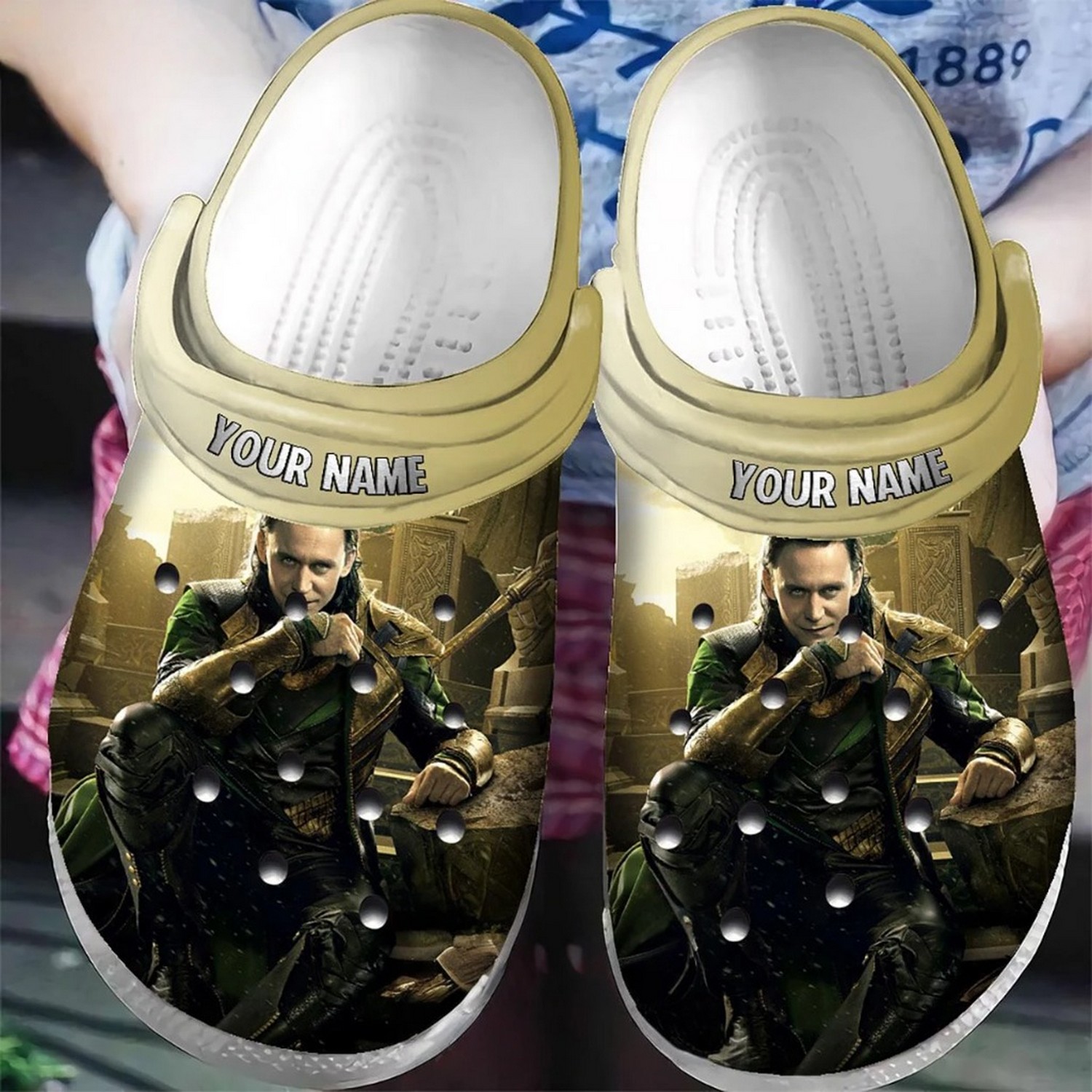 custom name loki at the sakaar clogs for kids 26 adults wxoko