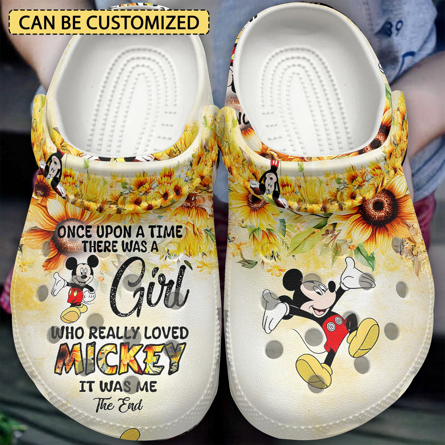 custom name lovely mickey girl disney cartoon clogs for kids and adults fast shipping dqyu6