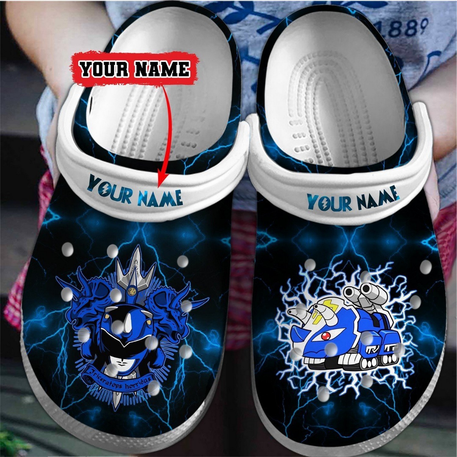 custom name power rangers movie billy cranston clogs fast shipping service available 8e8s5