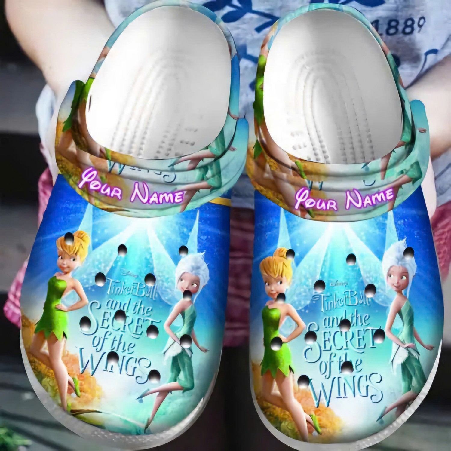 custom name sisters tinker bell and the secret of the wings clogs fast shipping service available 00qbj