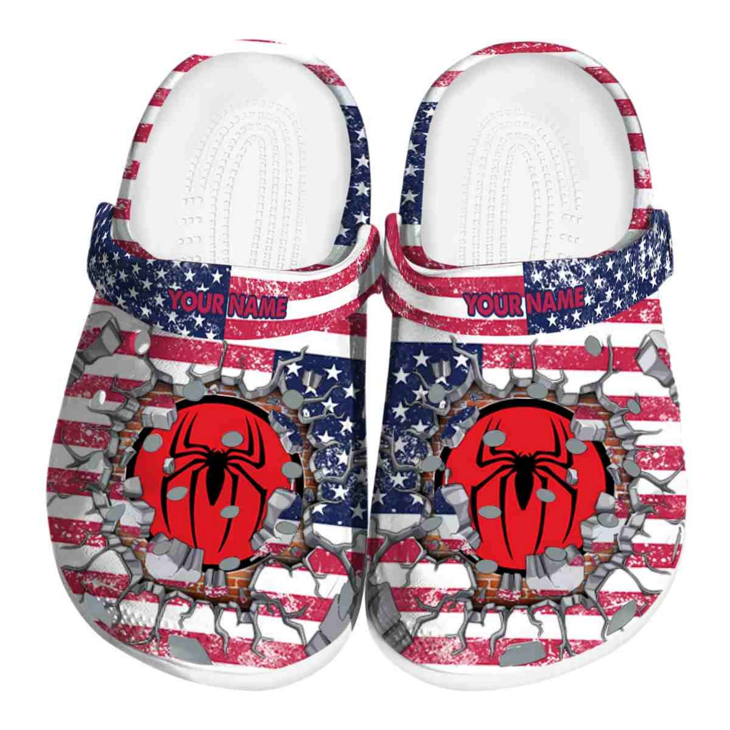 custom name spiderman freedom splinter clogs for kids 26 adults qxana