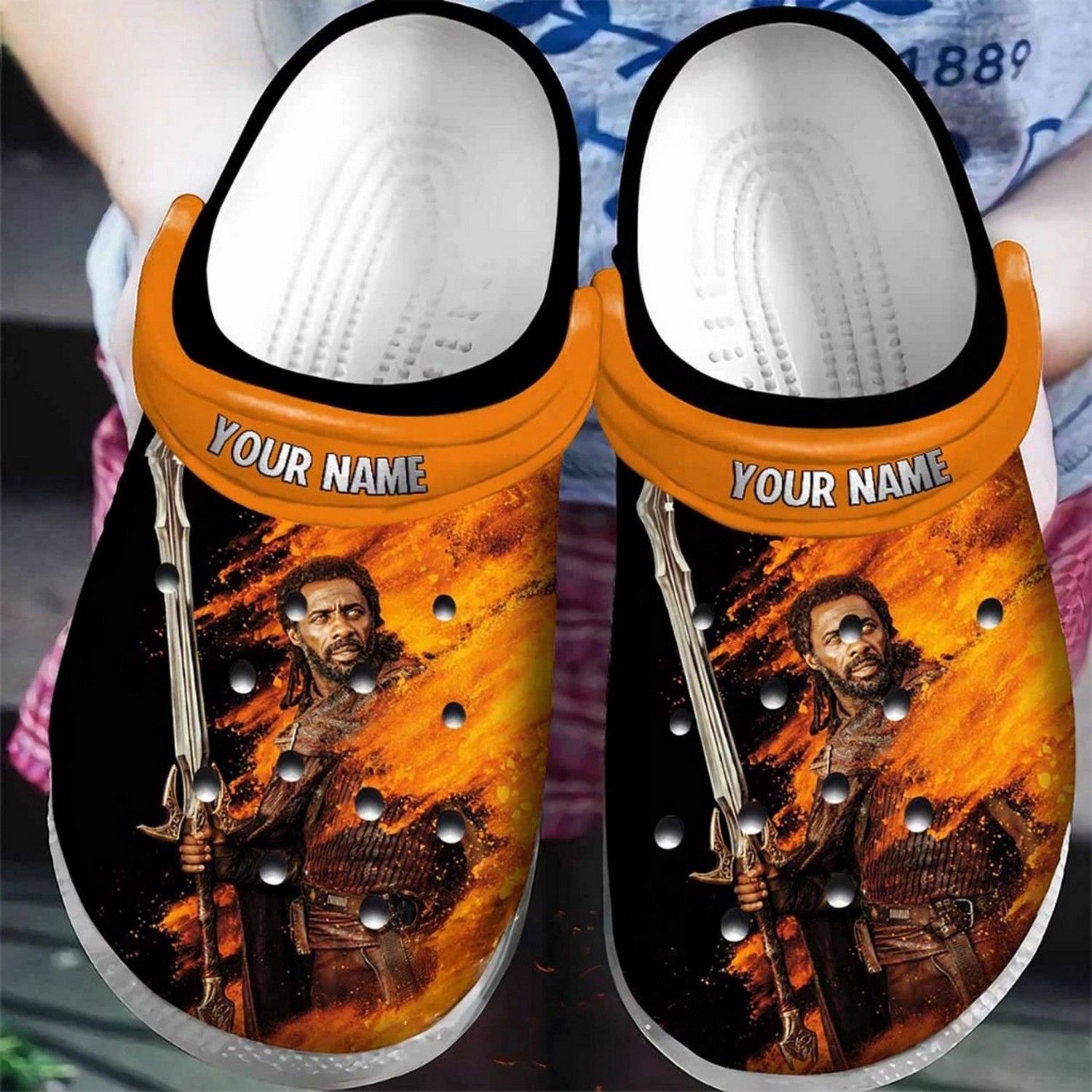 custom name thor love and thunder heimdall clogs for kids and adults mxf8z