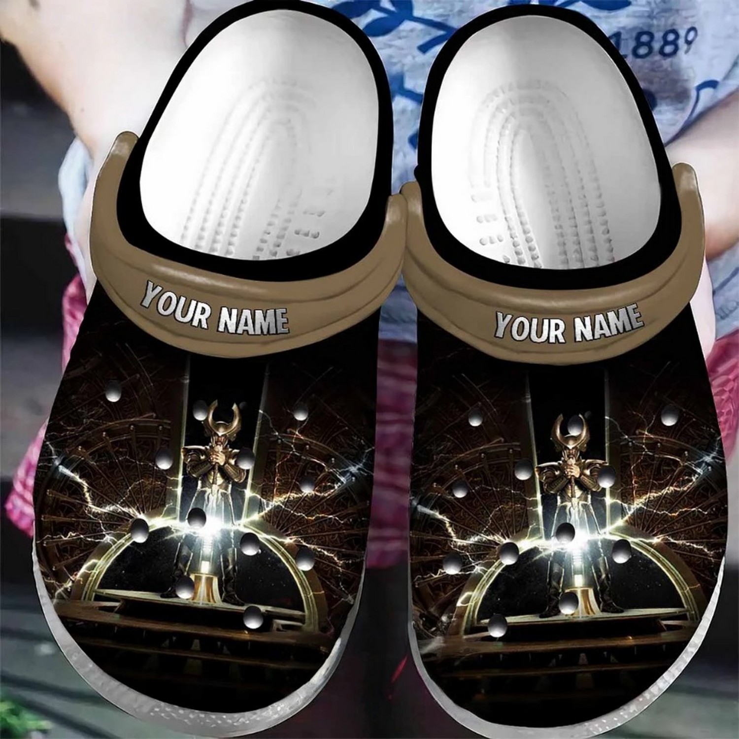 custom name thor love and thunder heimdall open the door clogs for kids 26 adults hecad