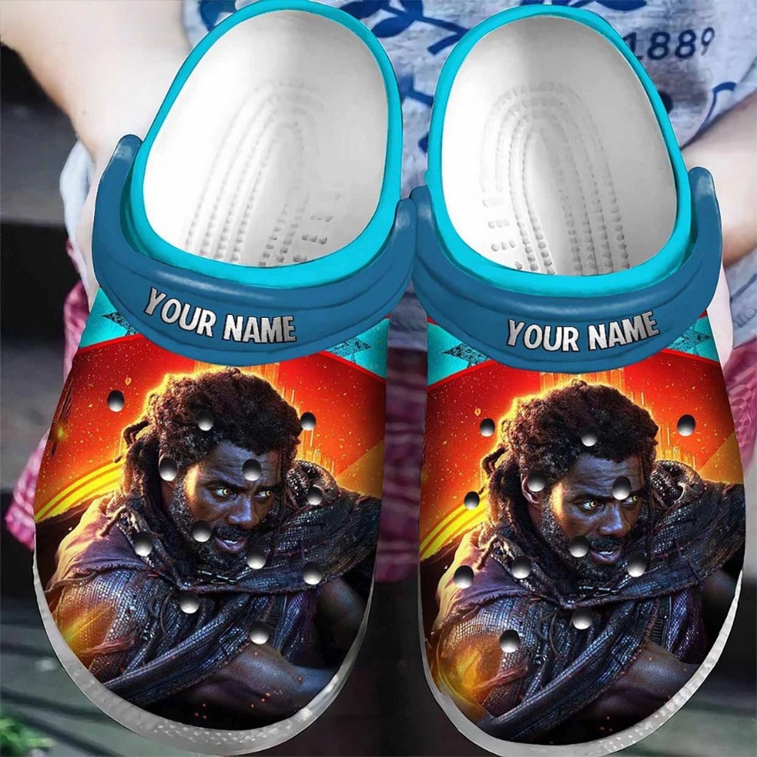 custom name thor love and thunder heimdall red clogs for kids and adults ocrli