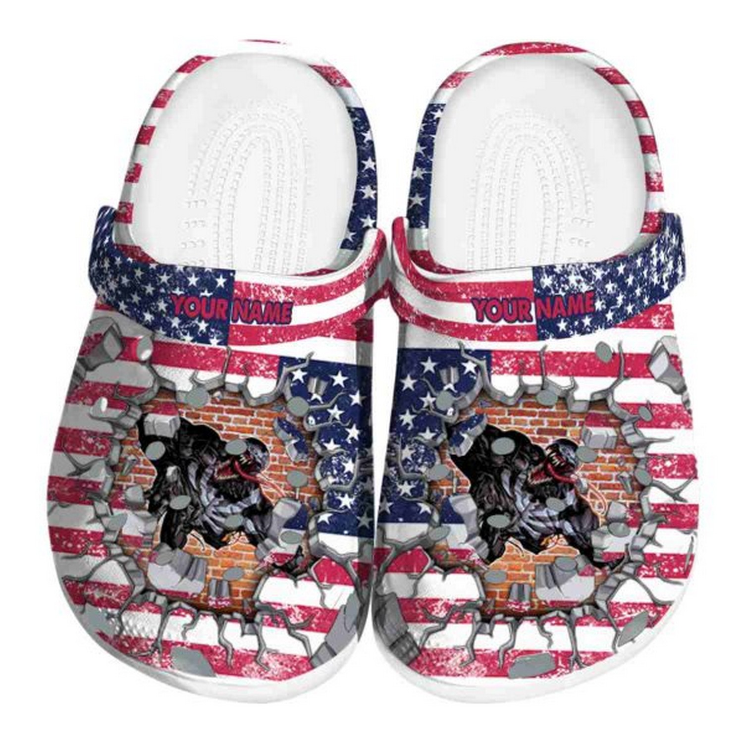 custom name venom freedom splinter clogs for kids 26 adults vc2yw