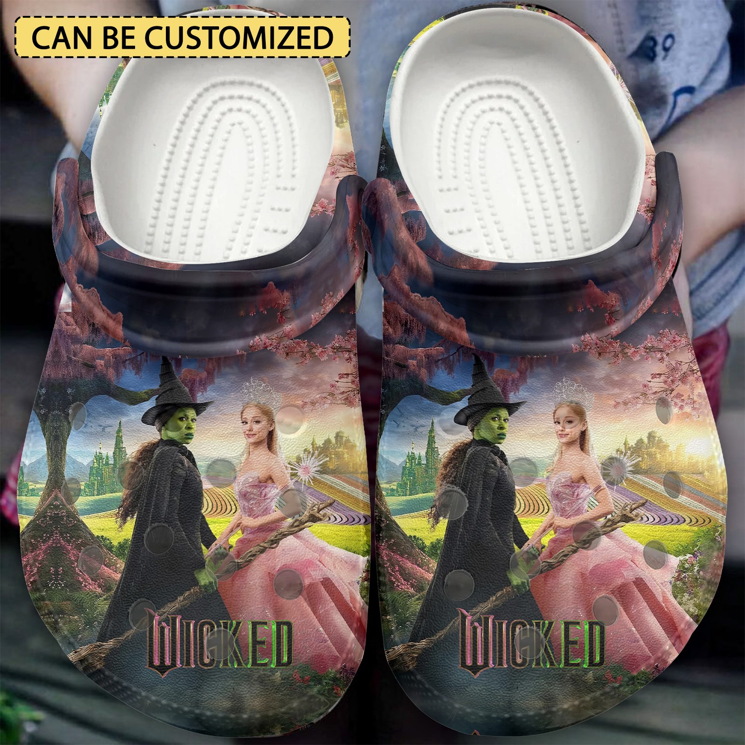 custom name wicked movie clogs for kids and adults fast shipping l0h2d