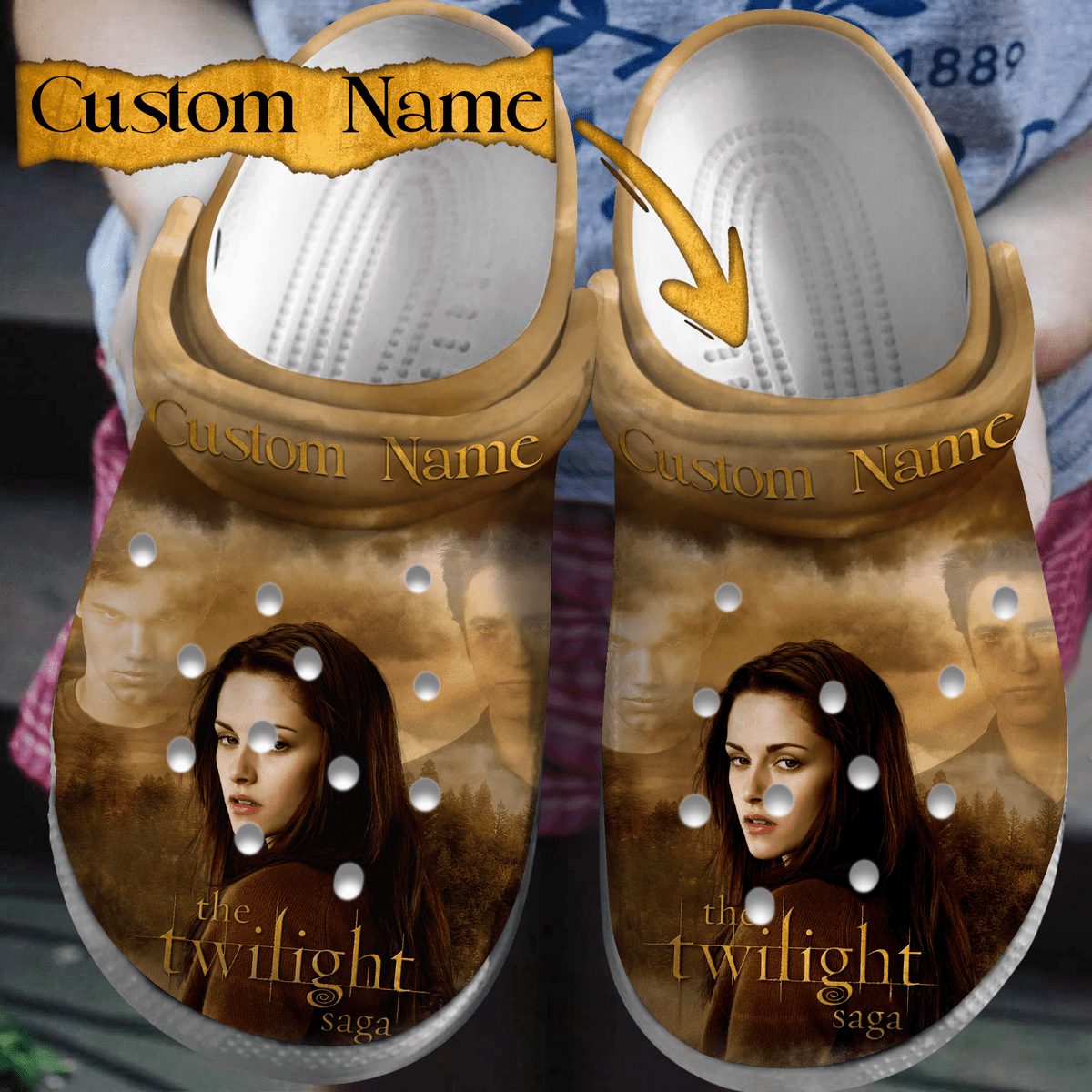 customized beautiful the twilight saga movie clogs shoes rw1kq