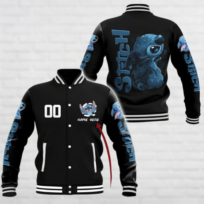 customized dreamy cute stitch comfort baseball jacket tidfn