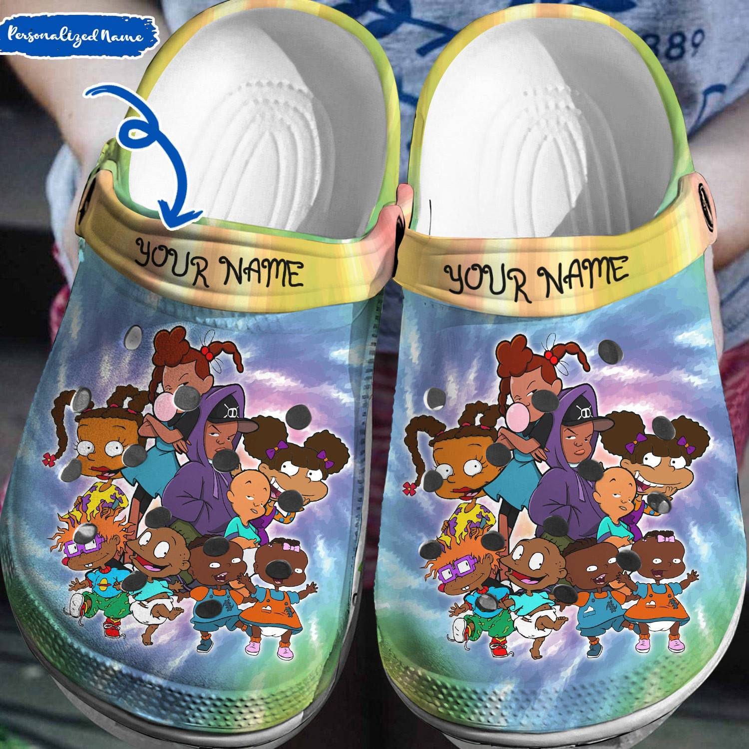 customized funny rugrats cartoon clogs fast shipping worldwide yq8vv