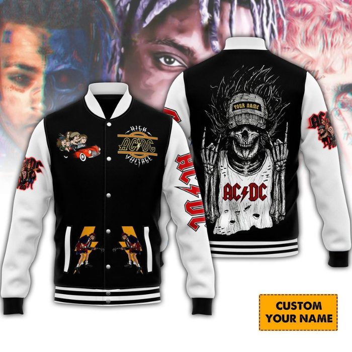 customized high vulture acdc rock band baseball jacket veqho