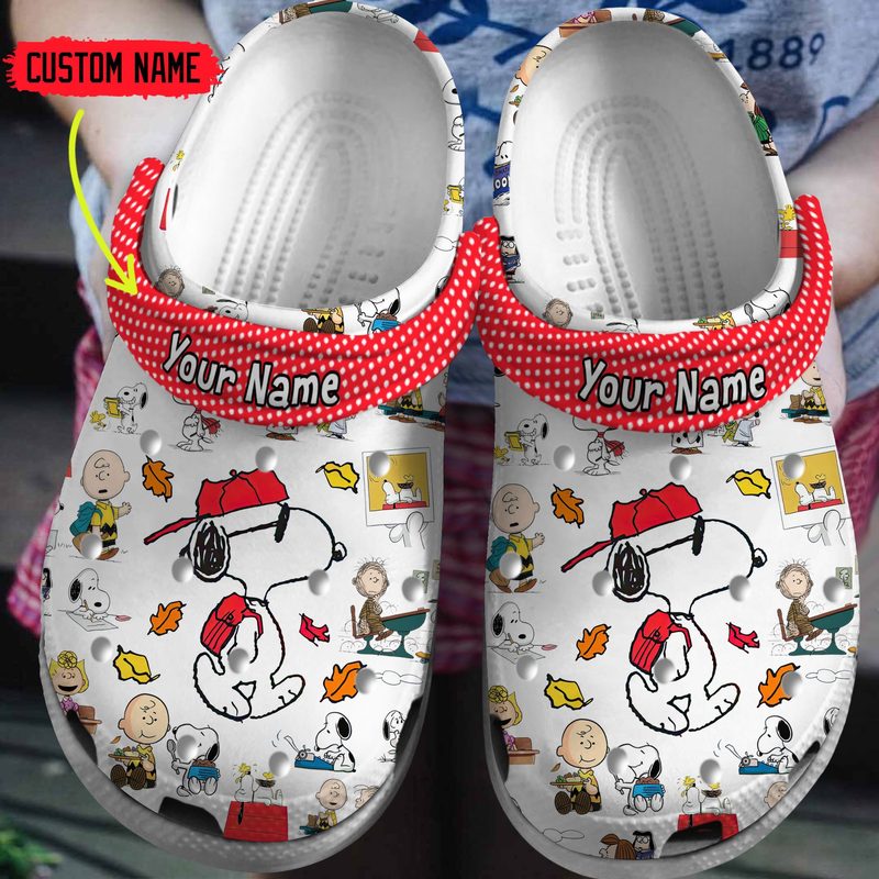 customized snoopy clogs for kids 26 adults komx9