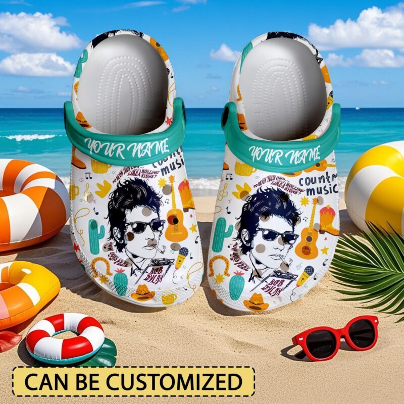 customized stylish slippers bob dylan clogs for kids 26 adults yf61x