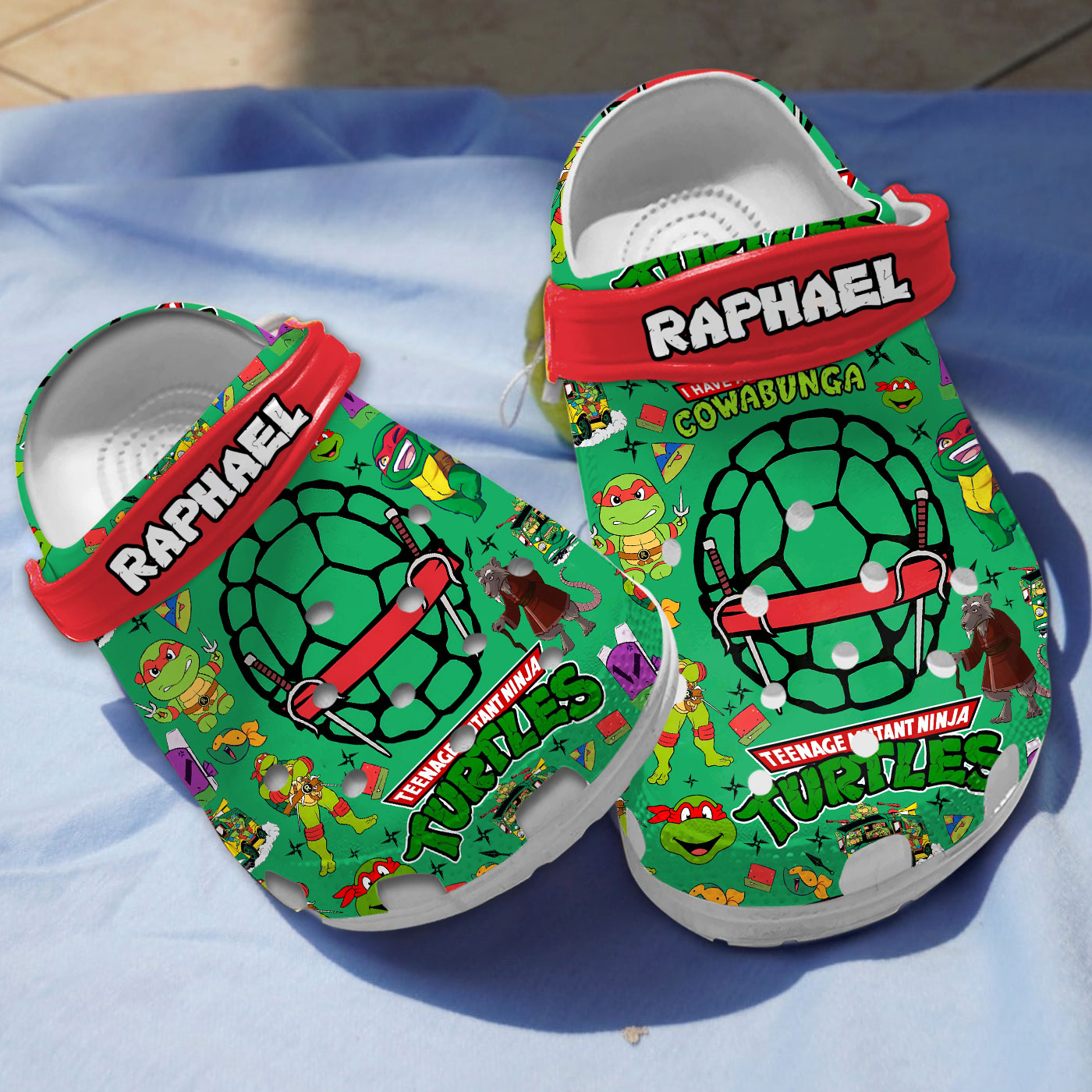 cute green slippers raphael ninja turtle green cartoon clogs fast shipping hlwtq