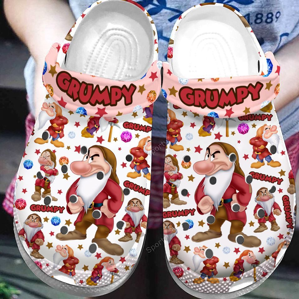 cute grumpy cartoon crocs for kids and adults mwoyz