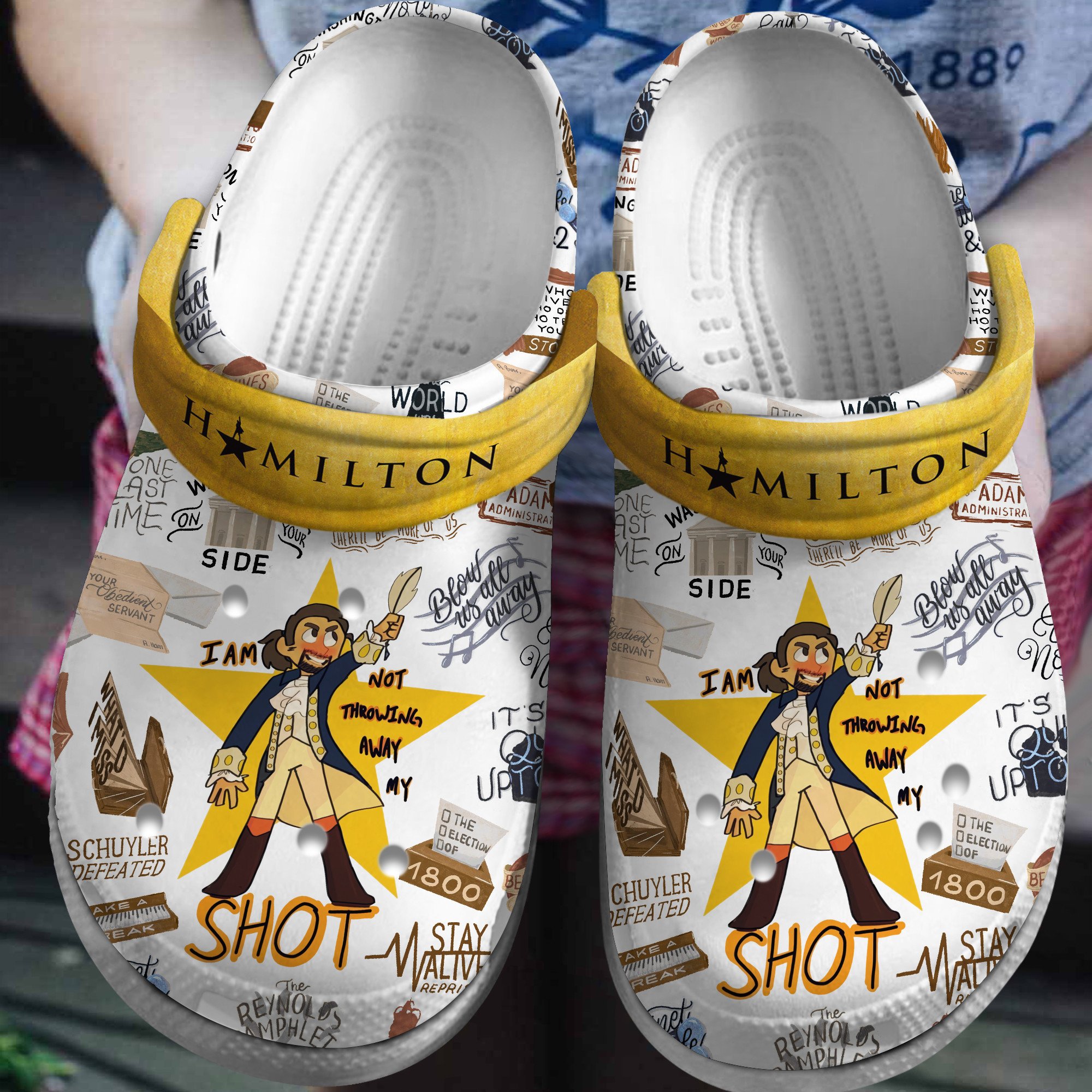 cute hamilton musical movie clogs for kids and adults hggvm